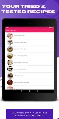 Cake Recipes android App screenshot 1